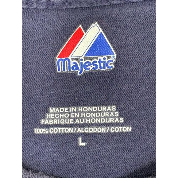 Men’s VTG Y2K Majestic MLB New York Yankees Mickey Mantle 7 Cotton T Shirt Sz L - Picture 5 of 11